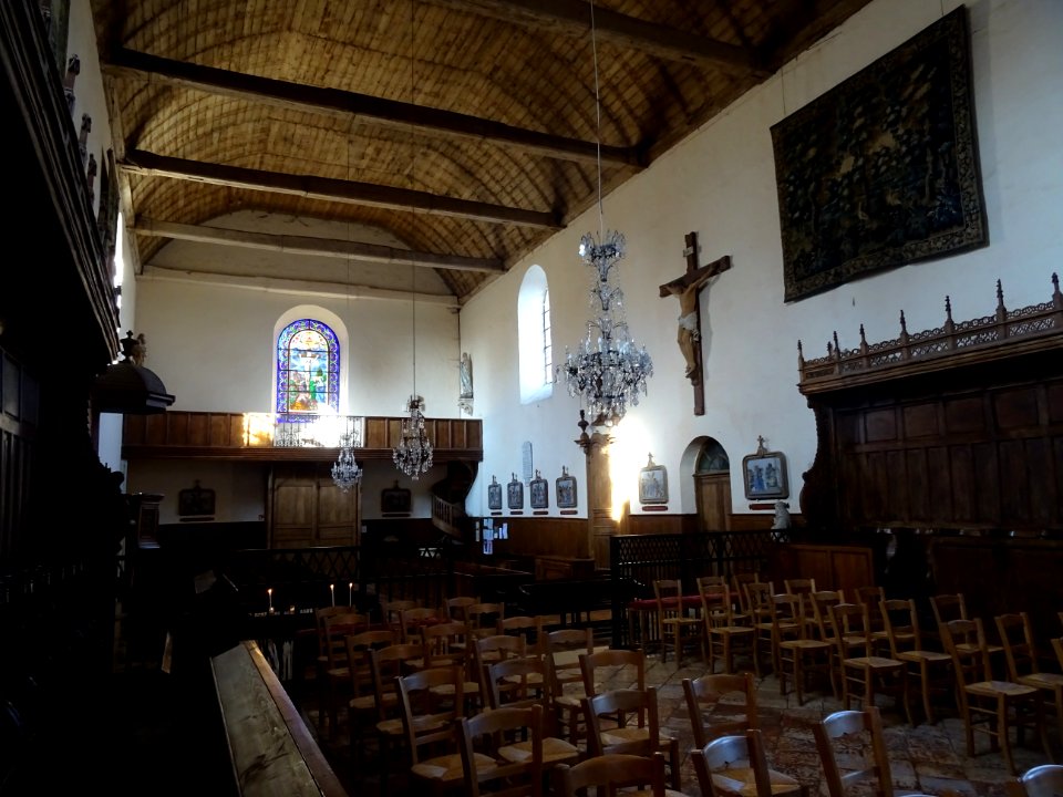 Collégiale Saint-Pierre, Gerberoy, Oise 