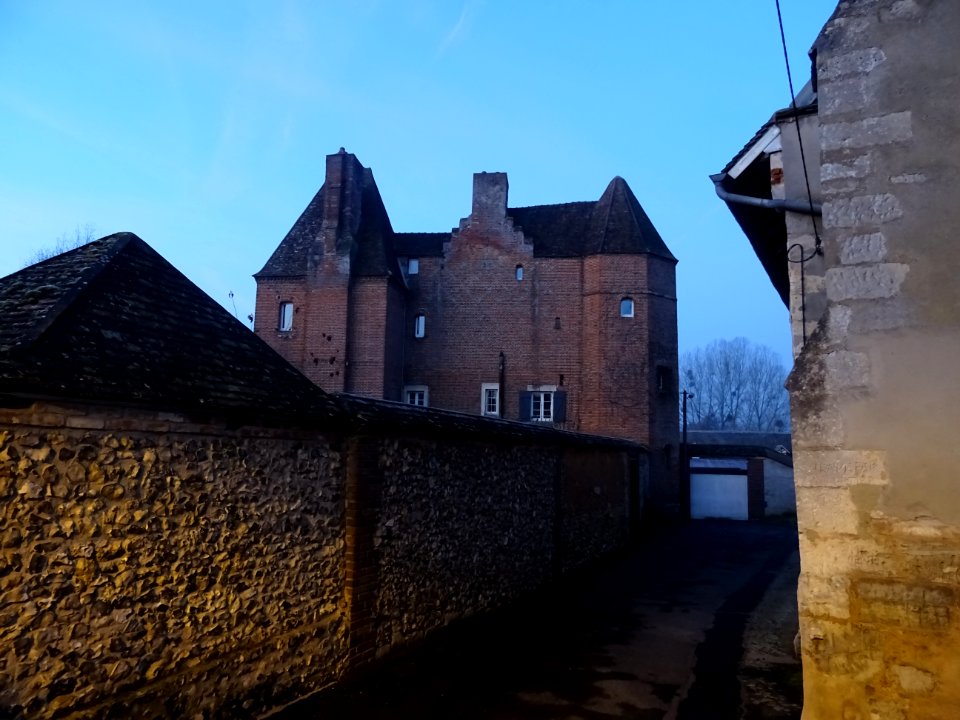Manoir en briques, Eragny-sur-Epte, Oise 