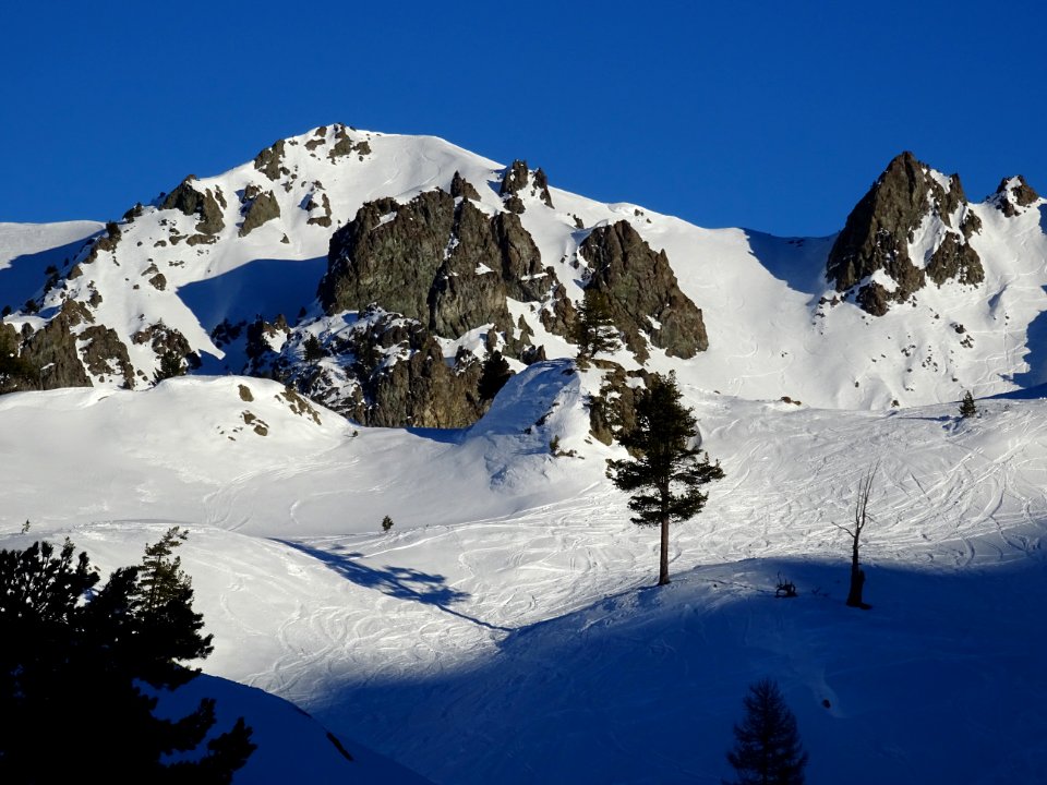 Depuis le télésiège du Rocher de l' Aigle 