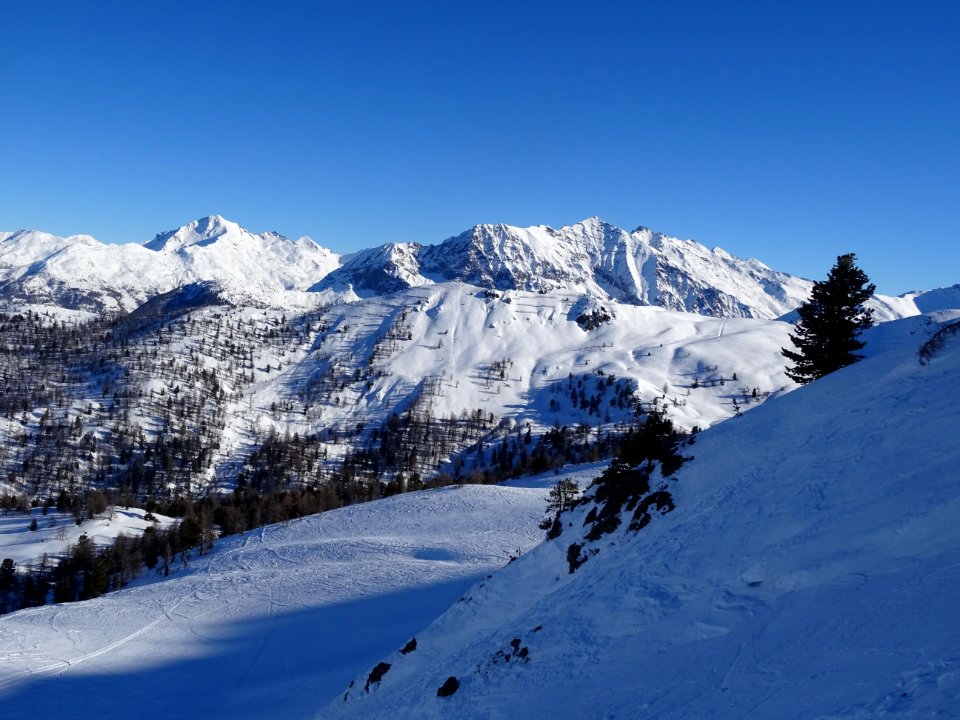 Le versant italien du Colleto verde 
