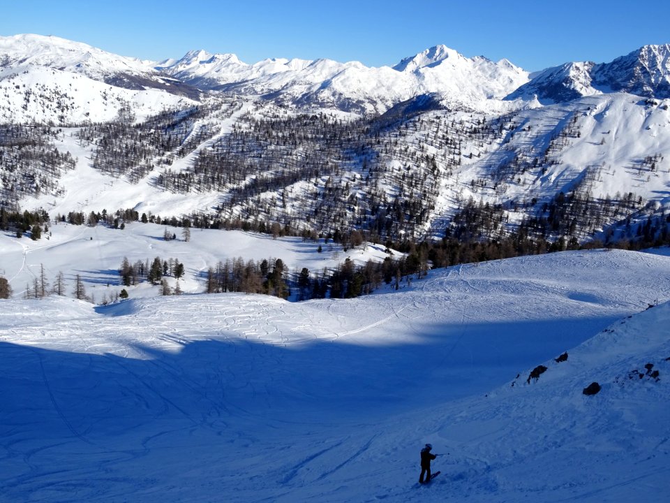 Le versant italien du Colleto verde 