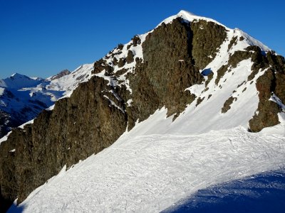 Roche en pillow-lava, station de Montgenèvre, près de l'ar… 