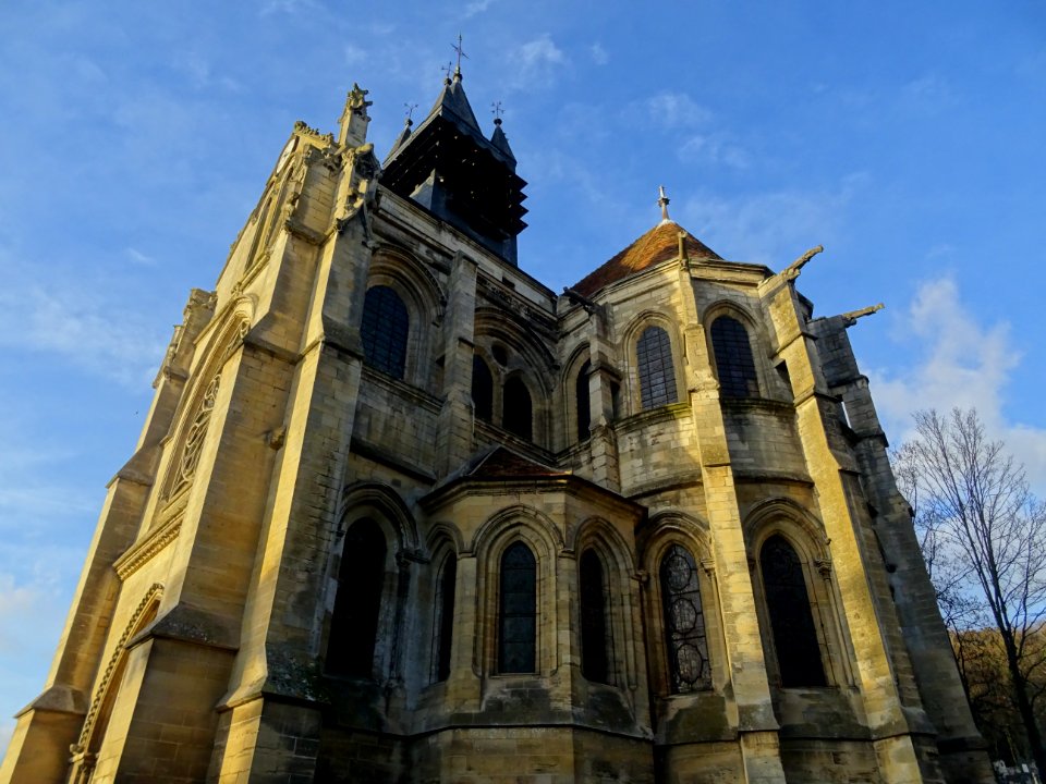 Façade du chevet, Eglise Notre-Dame, Taverny, Val-d'Oise 