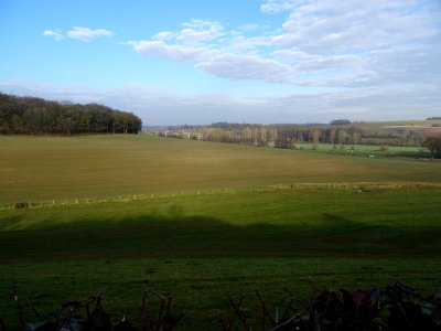 Dans la montée entre Lachapelle-sous-Gerberoy et Gerberoy,… 