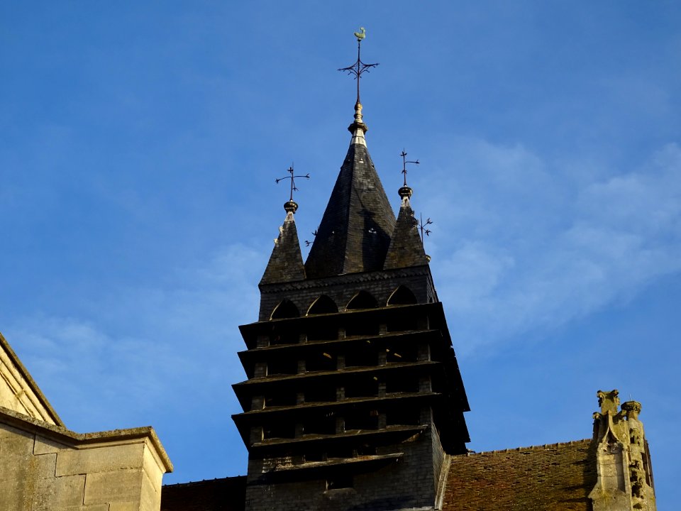 Clocher, Eglise Notre-Dame, Taverny, Val-d'Oise 