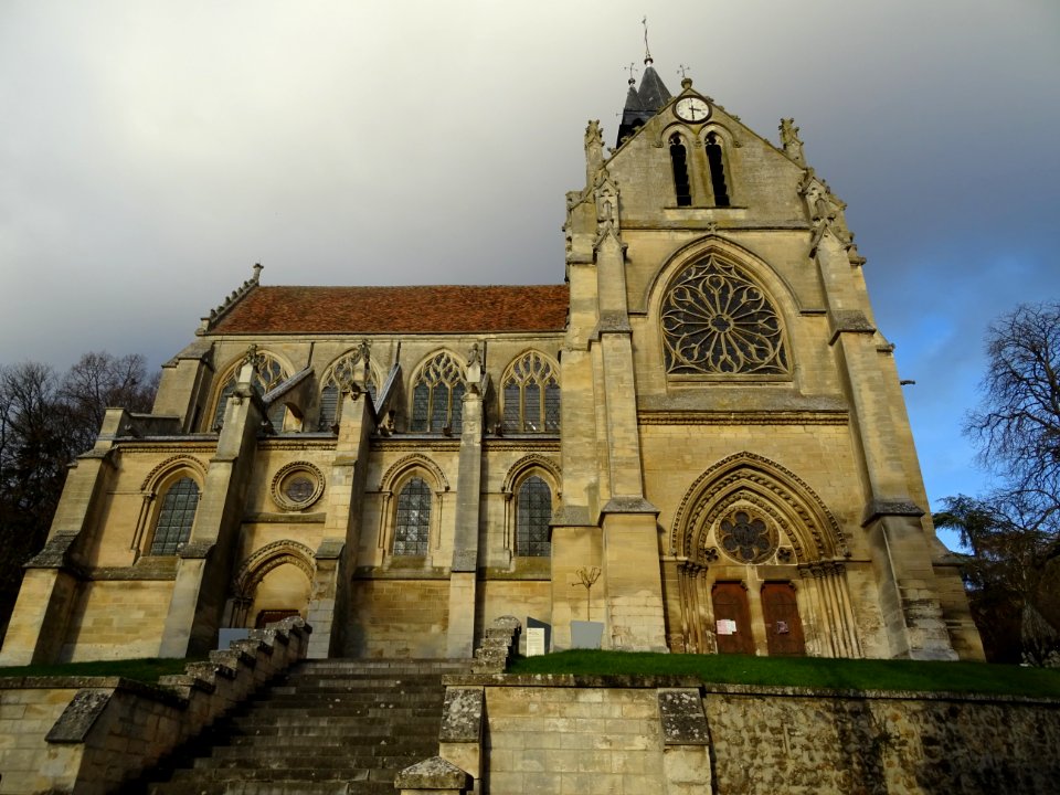 Elévation latérale méridionale de l'Eglise Notre-Dame, Tav… 