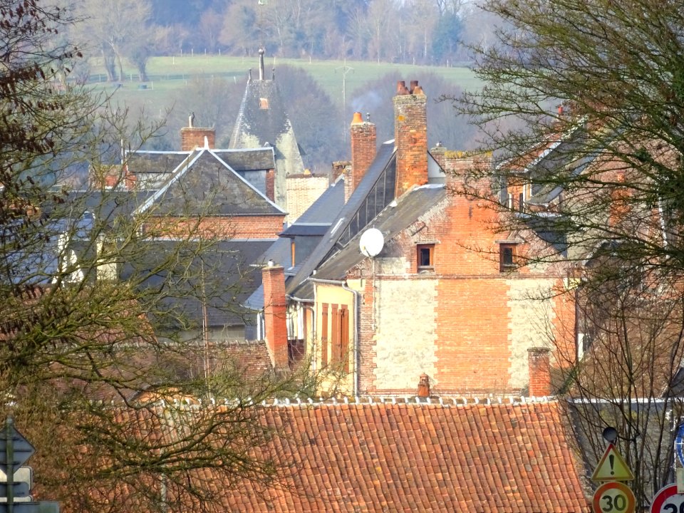 Toitures et maisons de Songeons, Oise 