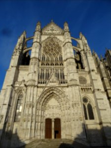 Façade sud de la cathédrale Saint-Pierre, Beauvais, Oise 