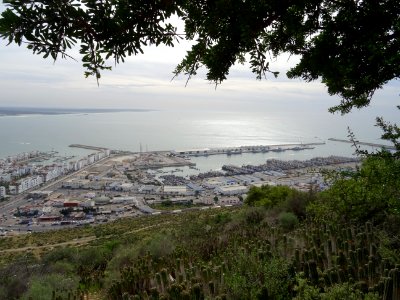 Vue générale sur le port d'Agadir 