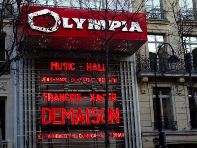 L'Olympia, salle de spectacles, 28 boulevard des Capucines… 