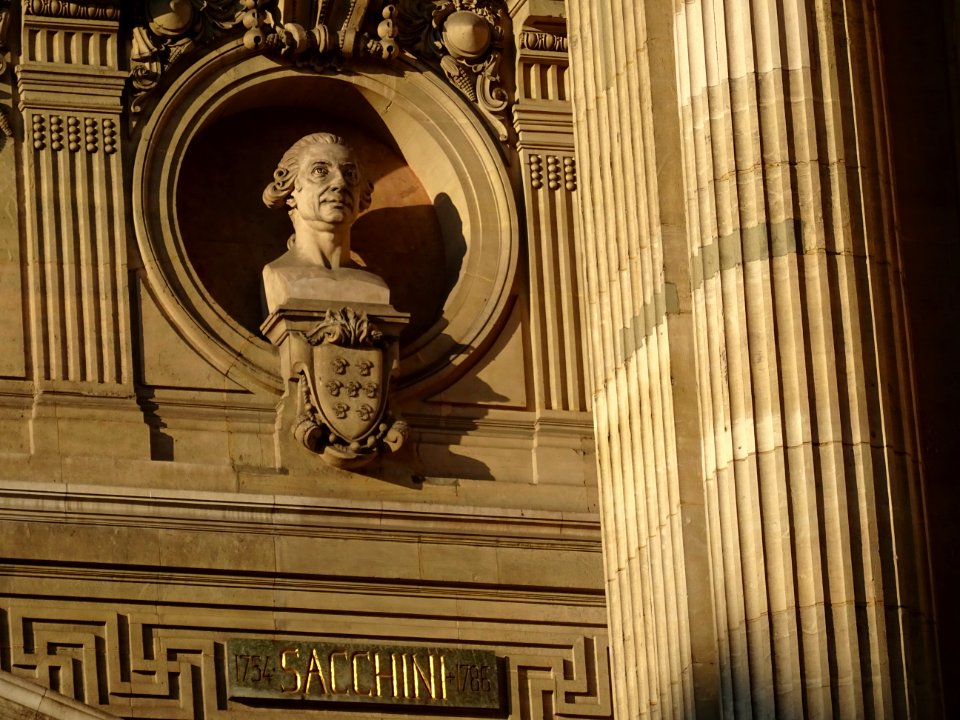 Buste de Sacchini, 1754-1786, Opéra ou Palais Garnier, pla… 