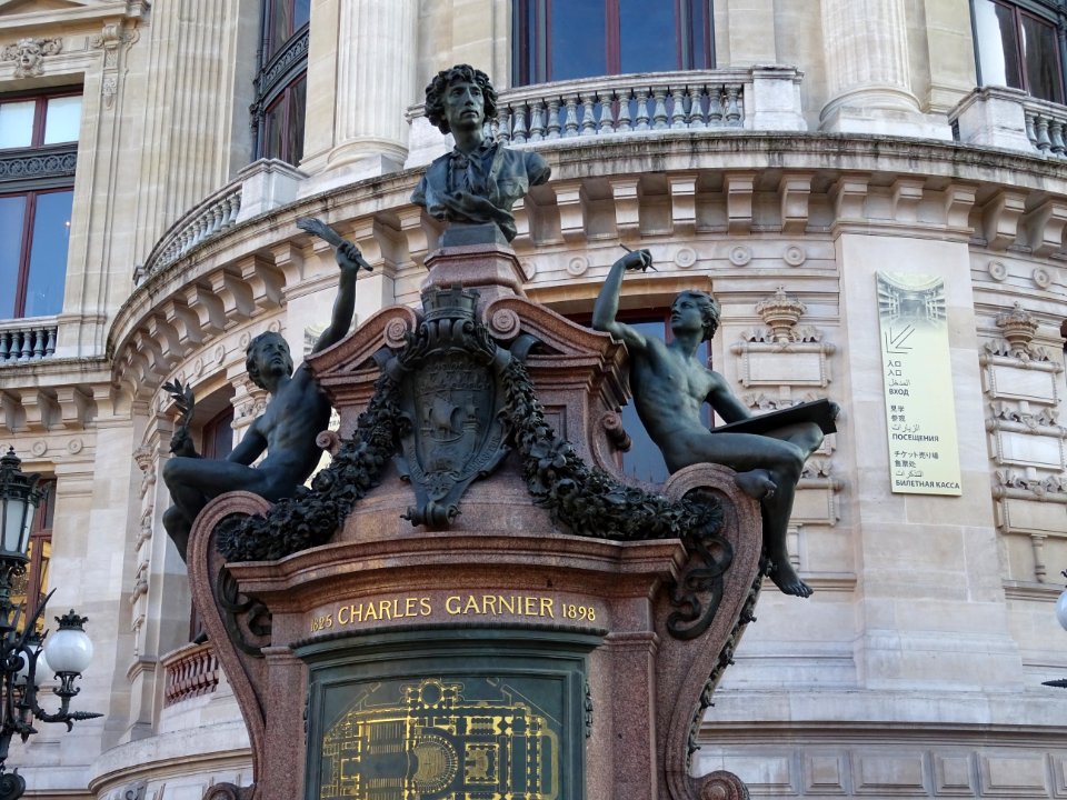 Monument Charles Garnier 1825 1898, Opéra ou Palais Garn… 