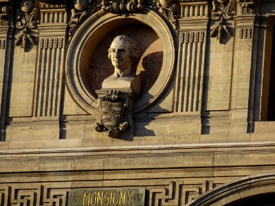 Buste de Monsigny, 1729-1817, Opéra ou Palais Garnier, pla… 