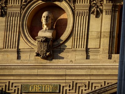 Buste de Gretry, 1741-1813, Opéra ou Palais Garnier, place… 