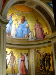 Fresque, église Notre-Dame-de-Lorette, 18 rue de Châteaudu… 
