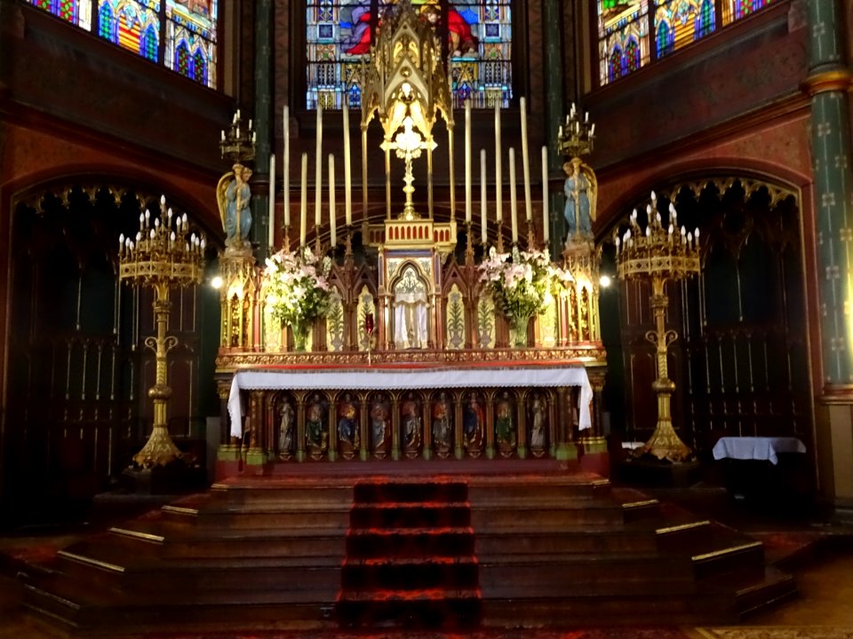 Autel, église Saint-Eugène-Sainte-Cécile, rue Sainte Cécil… 