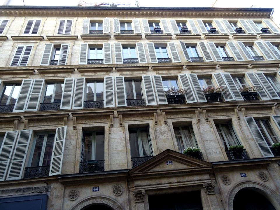 Immeuble, 42 rue de Provence, 9ème arr., Paris 