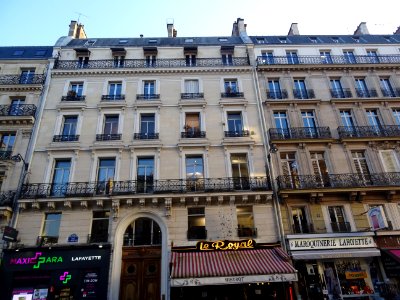 Immeuble, au 8 rue Lafayette, 9ème arr., Paris 