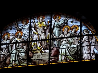 Vitrail, église Saint-Louis d'Antin, 63 rue Caumartin, 9èm… 