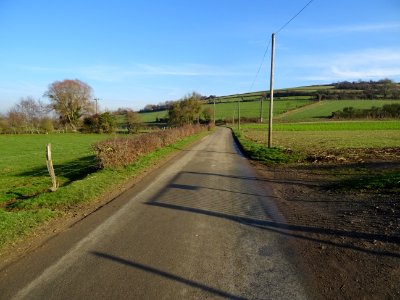 Route entre Hanvoile et Martincourt, Oise 