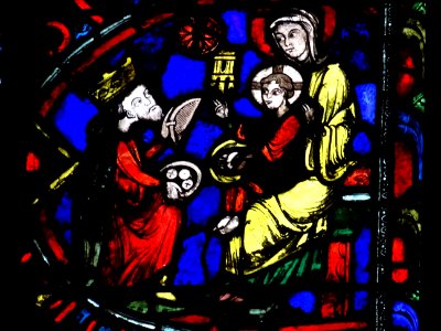Vitrail, cathédrale Saint-Pierre, Beauvais, Oise 