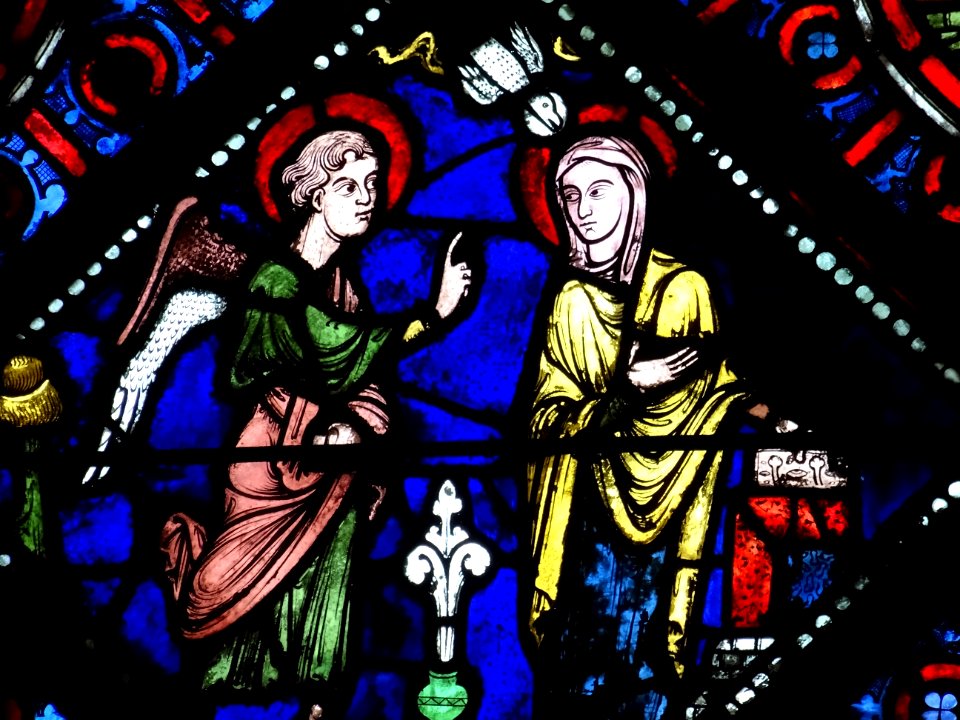 Vitrail, cathédrale Saint-Pierre, Beauvais, Oise 