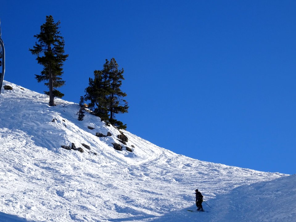 Depuis le télésiège du Rocher de l'Aigle 