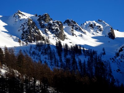 Crête de Petit Collet depuis le télésiège du Rocher de l' … 