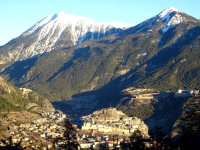 Descente via le télécabine du Prorel sur Briançon et sa ca… 