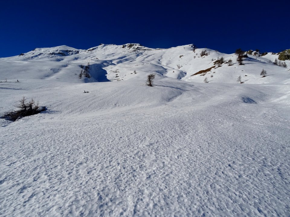 Effets de pente, de neige et de relief, sous la Rouya 