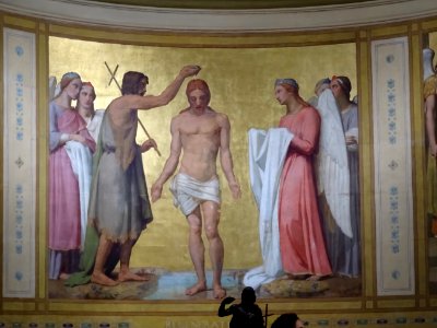 Fresque, église Notre-Dame-de-Lorette, 18 rue de Châteaudu… 