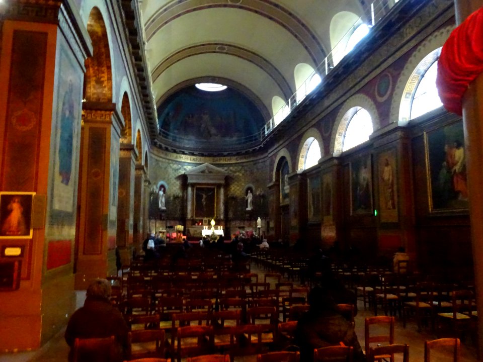 Nef de l'église Saint-Louis d'Antin, 63 rue Caumartin, 9èm… 