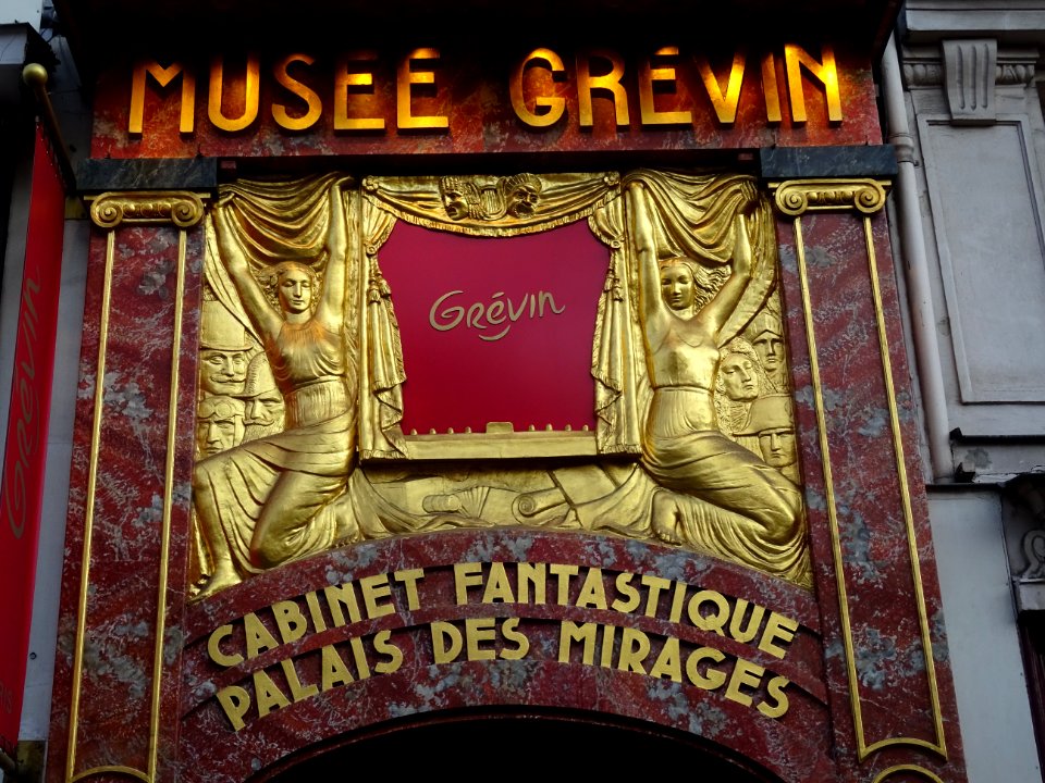Devanture du Musée Grévin, 10 boulevard Montmartre, 9ème a… 