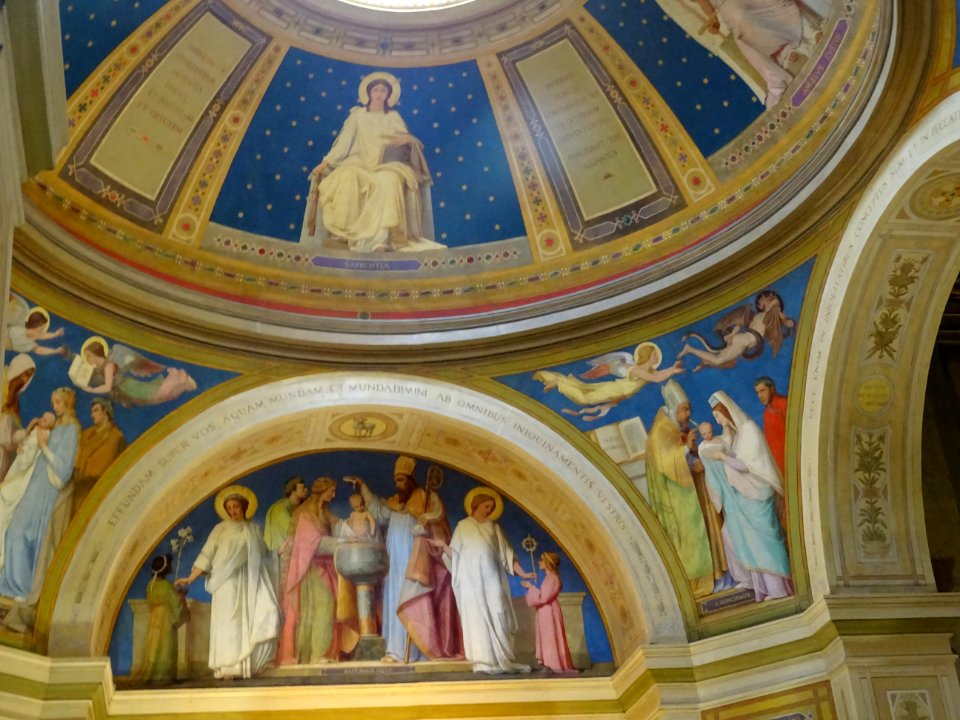 Fresque, église Notre-Dame-de-Lorette, 18 rue de Châteaudu… 