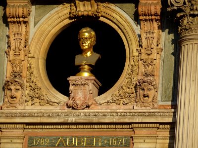 Buste de Auber, 1782-1871, Opéra ou Palais Garnier, place … 