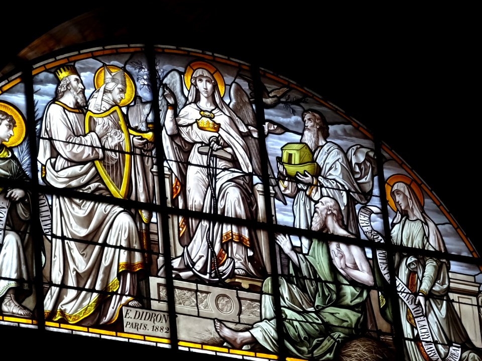 Vitrail, église Saint-Louis d'Antin, 63 rue Caumartin, 9èm… 