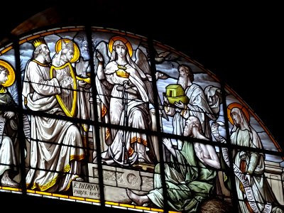 Vitrail, église Saint-Louis d'Antin, 63 rue Caumartin, 9èm… 
