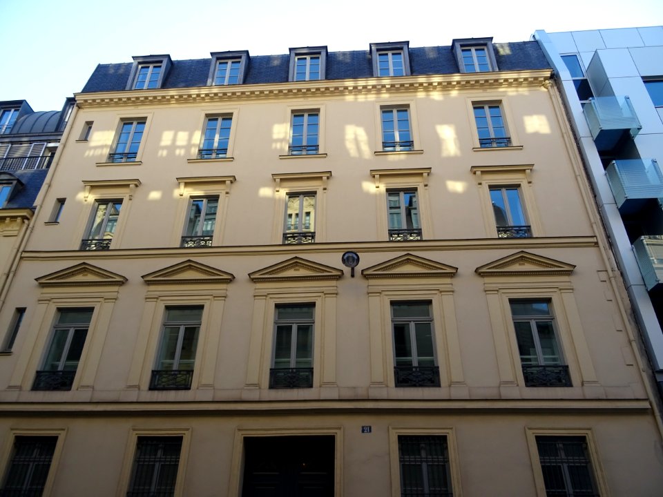 Immeuble, au 21 rue de Londres, 9ème arr., Paris 