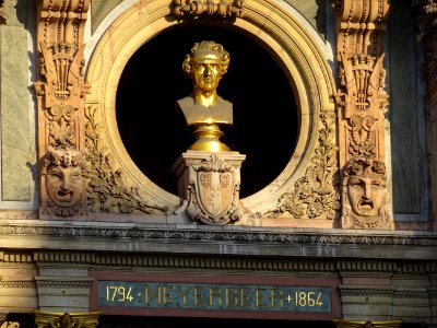 Buste de Meyerbeer, 1794-1864, Opéra ou Palais Garnier, pl… 