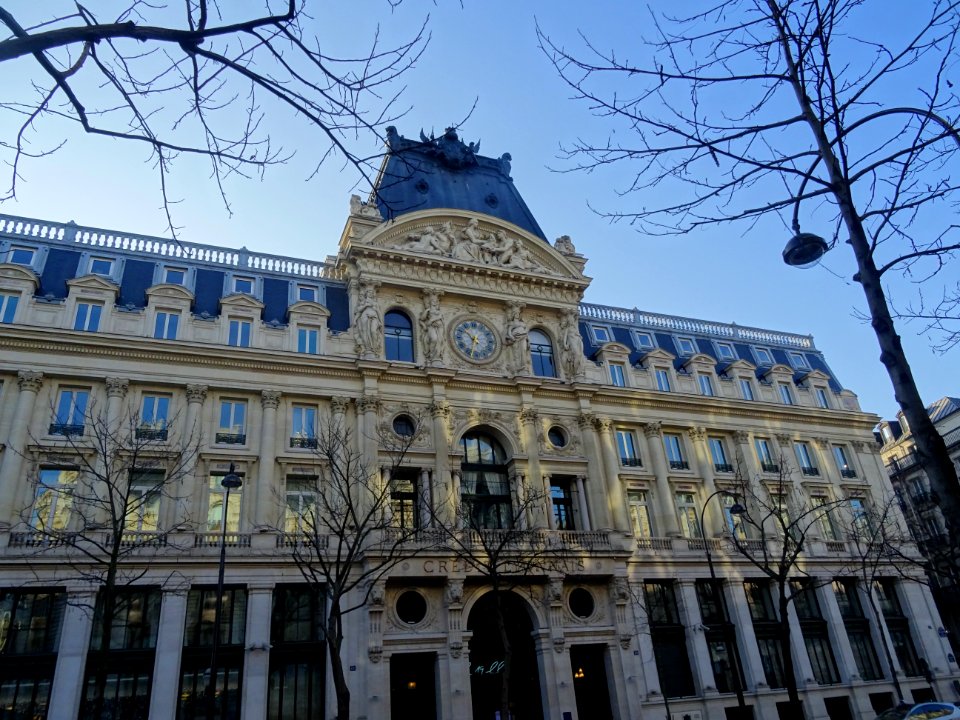 Façade du Crédit Lyonnais, 14 boulevard Poissonnière, 9ème… 