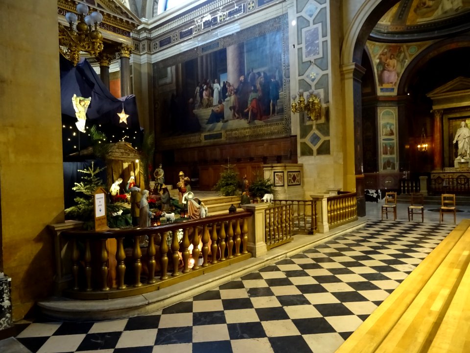 Crêche, église Notre-Dame-de-Lorette, 18 rue de Châteaudun… 