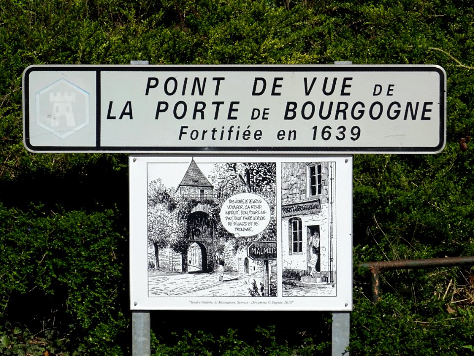 Panonceau sur la Porte de Bourgogne, XVIème siècle, Mouzon… 