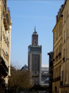 La Grande Mosquée, rue Georges Desplas, 5e arr., Paris 