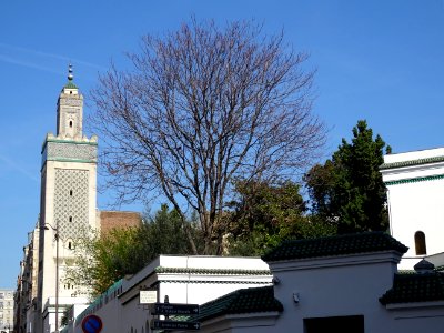 La Grande Mosquée, vue à l'angle rue Daubenton et rue Geor… 