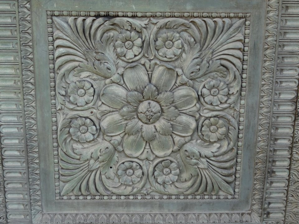 Détail d'un battant des portes du Panthéon, monument de st… 