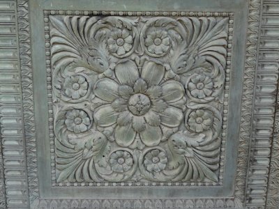 Détail d'un battant des portes du Panthéon, monument de st… 
