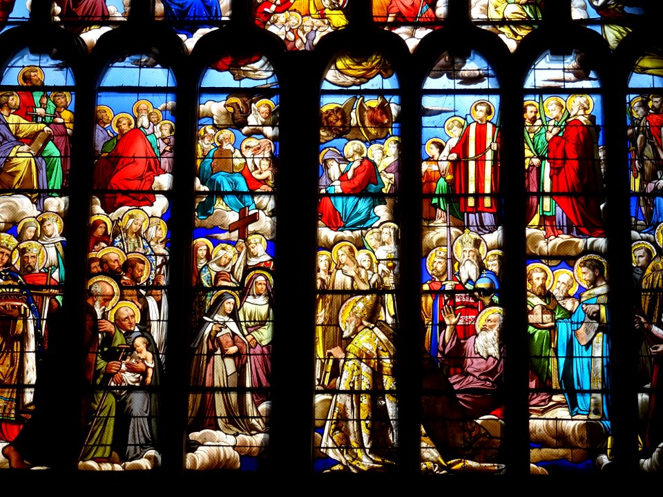 Vitrail, église Saint-André à Château-Renault, Indre-et-Lo… 