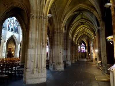 Intérieur de l'église Saint-Séverin, rue des Prêtres-Saint… 