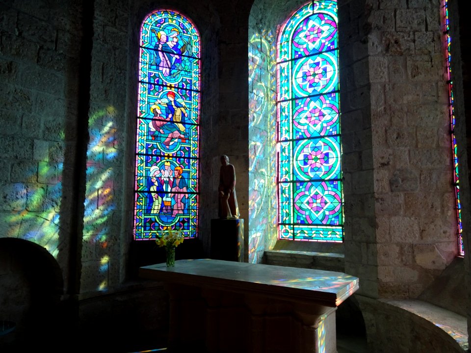 Chapelle latérale, abbatiale Notre-Dame, Beaugency, Loiret… 