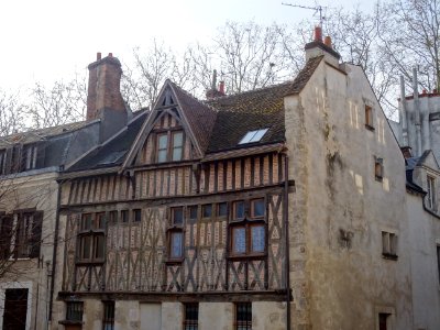 Maison à colombages, Orléans, Loiret 